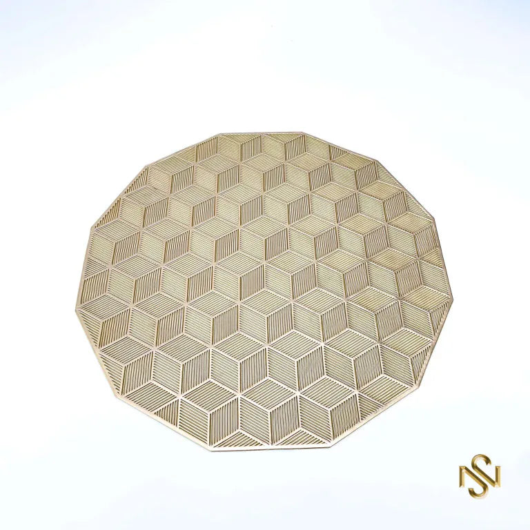 Placemats 3D (4-delig)