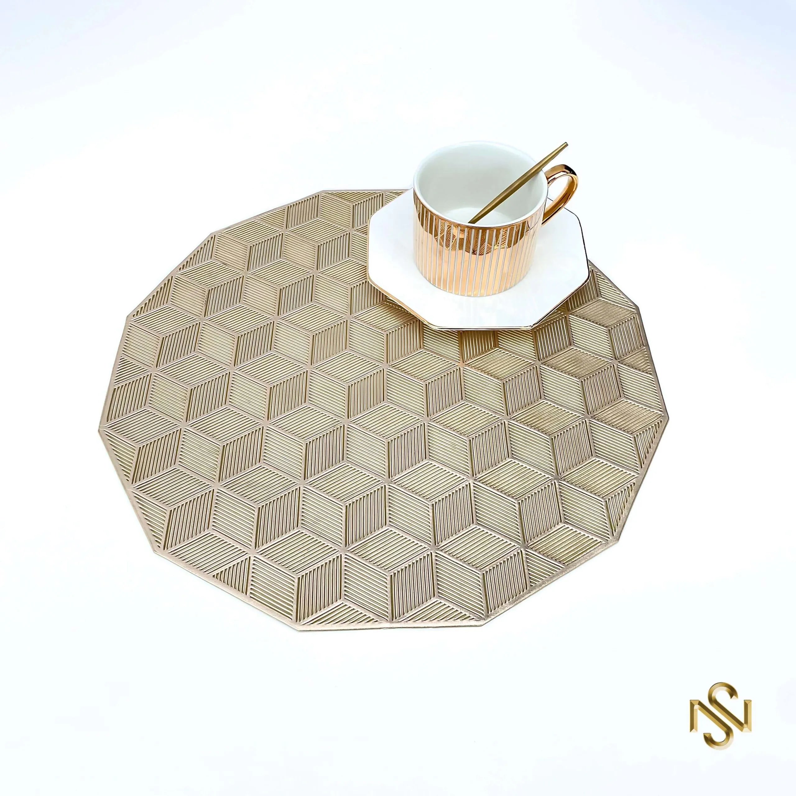 Placemats 3D (4-delig)