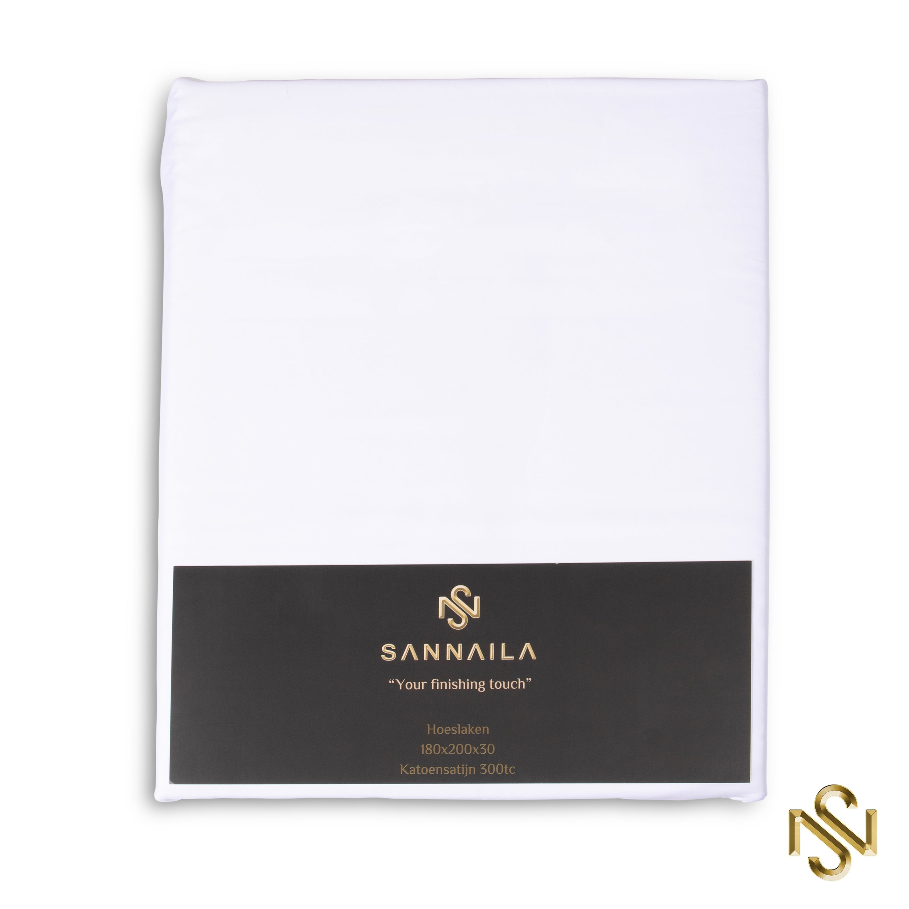 Hoeslaken Katoensatijn 300tc