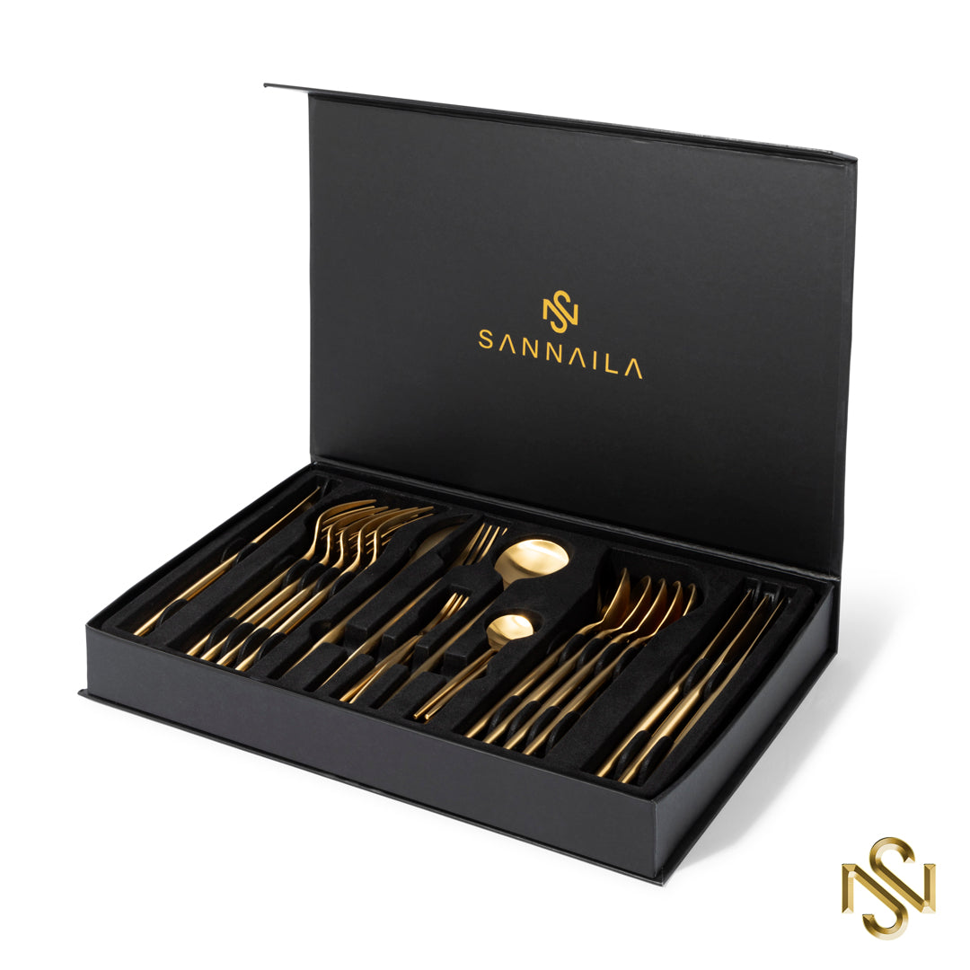 Gold Series Bestekset 6 personen (30 delig)