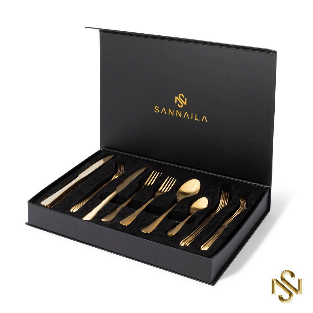 Gold Series Bestekset 4 personen (16 delig)