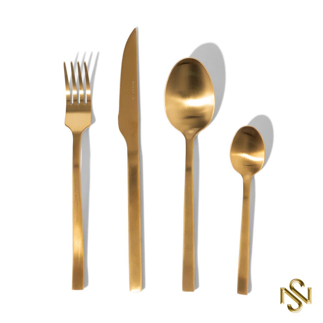 Gold Series Bestekset 4 personen (16 delig)
